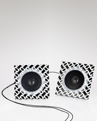 DIANE von FURSTENBERG turns up the volume with this set of plastic speakers, designed to put a personal spin on your sound system. DIANE von FURSTENBERG turns up the volume with this set of plastic speakers, designed to put a personal spin on your sound system.