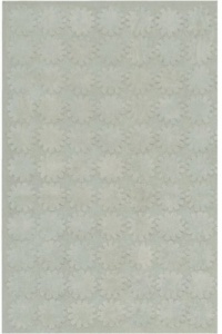 Area Rug 4x4 Round Transitional Mercury Color - Safavieh Martha Stewart Rug from RugPal