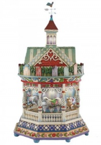 Jim Shore - Heartwood Creek - Masterpiece - Musical Carousel w/Barn by Enesco - 4009747 Jim Shore - Heartwood Creek - Masterpiece - Musical Carousel w/Barn by Enesco - 4009747