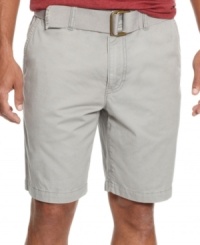 Great warm-weather style is a cinch with these belted shorts from American Rag. Great warm-weather style is a cinch with these belted shorts from American Rag.