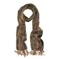 Unique Multi Color Trendy Glitter Scarf - Black Unique Multi Color Trendy Glitter Scarf - Black