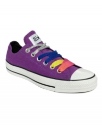 A combo of bright laces makes the Converse Fun Lace sneakers truly life up to their name. Take them for a spin when you need a little color in your day. A combo of bright laces makes the Converse Fun Lace sneakers truly life up to their name. Take them for a spin when you need a little color in your day.