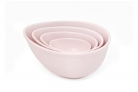 BlissHome Nigella Lawson's Living Kitchen Mixing Bowls, Rosebud Pink, Set of 4