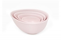 BlissHome Nigella Lawson's Living Kitchen Mixing Bowls, Rosebud Pink, Set of 4 BlissHome Nigella Lawson's Living Kitchen Mixing Bowls, Rosebud Pink, Set of 4