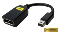 Accell B112B-001B UltraAV Mini DisplayPort/DisplayPort(f) Adapter (Black) Accell B112B-001B UltraAV Mini DisplayPort/DisplayPort(f) Adapter (Black)