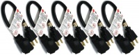 C&E 1-Feet Outlet Saver Power Extension Cord NEMA 5-15R TO NEMA 5-15P, 5-Pack C&E 1-Feet Outlet Saver Power Extension Cord NEMA 5-15R TO NEMA 5-15P, 5-Pack