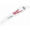 Milwaukee 48-00-5021 The Ax : 6-Inch 5/8 Teeth per Inch Sawzall Blade, 5-Pack