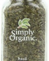 Simply Organic Basil Certified Organic, 0.54-Ounce Container