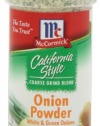 McCormick California Style Coarse Grind Blend Onion Powder, White and Green Onions with Parsley, 2.62 Ounce Unit