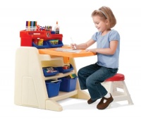 Step2 Flip and Doodle Easel Desk with Stool Step2 Flip and Doodle Easel Desk with Stool