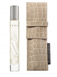 Chantecaille's beautiful signature scents now have convenience and portability. The elegant, silk-screened 0.26 oz. glass tube arrives in a khaki faux-croc pouch. Kalimantan is the ultimate sexy, exotic fragrance. Born from a trip to Borneo, it evokes the wild exotic forest, the brilliant silks, passion and charisma. 0.26 oz.