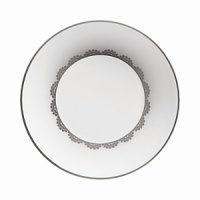 Vera Wang introduces Flirt fine bone china dinnerware. This platinum banded pattern features a modern scallop lace motif and a contemporary take on traditional lace work. Decoration on the inner verge of the accent plate, bread and butter and tea saucer adds a flirtatious touch of whimsy. Vera Wang introduces Flirt fine bone china dinnerware. This platinum banded pattern features a modern scallop lace motif and a contemporary take on traditional lace work. Decoration on the inner verge of the accent plate, bread and butter and tea saucer adds a flirtatious touch of whimsy.