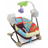 Fisher-Price Luv U Zoo SpaceSaver Swing & Seat Fisher-Price Luv U Zoo SpaceSaver Swing & Seat