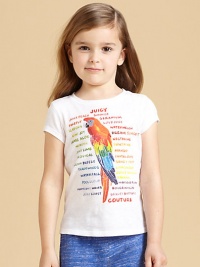 A vivid parrot and tropical-inspired words add a little warm weather feel to a short-sleeved cotton tee.CrewneckShort sleevesPullover styleCottonMachine washImported A vivid parrot and tropical-inspired words add a little warm weather feel to a short-sleeved cotton tee.CrewneckShort sleevesPullover styleCottonMachine washImported