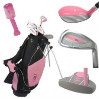 Golf Girl Junior Set for Ages 4-8 w/Pink Stand Bag RH Golf Girl Junior Set for Ages 4-8 w/Pink Stand Bag RH
