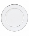 For nearly 150 years, Lenox has been renowned throughout the world as a premier designer and manufacturer of fine china. The simple and classic Hannah Platinum pattern brings a timeless refinement to your formal entertaining table, in pure white bone china embossed with a subtle palmetto-leaf design, and banded in platinum.