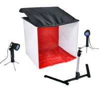 CowboyStudio Table Top Photo Studio Light Tent Kit in a Box - 1 Tent, 2 Light Set, 1 Stand, 1 Case CowboyStudio Table Top Photo Studio Light Tent Kit in a Box - 1 Tent, 2 Light Set, 1 Stand, 1 Case