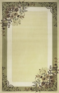 Area Rug 3x5 Rectangle Transitional Wheat Color - Momeni Capri Rug from RugPal Area Rug 3x5 Rectangle Transitional Wheat Color - Momeni Capri Rug from RugPal