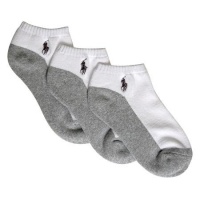 Polo Ralph Lauren boys Grey Sole no show socks 3pairs - 9-11 (shoe size 4-10) Polo Ralph Lauren boys Grey Sole no show socks 3pairs - 9-11 (shoe size 4-10)