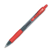 Pilot G2 Retractable Premium Gel Ink Roller Ball Pens, Fine Point, 2-Pack, Red Ink (31033)