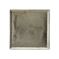 Organically molded under fire, this handmade tray exudes metal artistry with a New York edge. Organically molded under fire, this handmade tray exudes metal artistry with a New York edge.