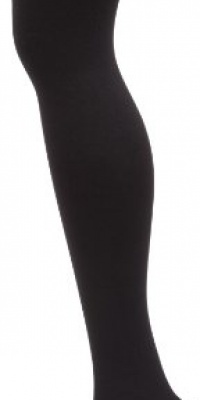Hue Women's Super Opaque Sheer To Waist Tight, Black, 2 Hue Women's Super Opaque Sheer To Waist Tight, Black, 2