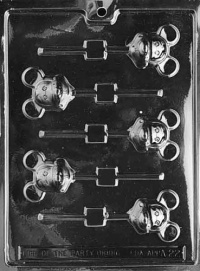 Cybrtrayd A022 Mouse Lolly Mickey Animal Chocolate Candy Mold Cybrtrayd A022 Mouse Lolly Mickey Animal Chocolate Candy Mold