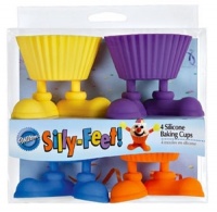 Wilton Silly- Feet Silicone Baking Cups , 4 Count Wilton Silly- Feet Silicone Baking Cups , 4 Count