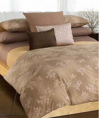 Calvin Klein Rice Grass Stripe 220 Thread Count King Flat Sheet Adzuki Calvin Klein Rice Grass Stripe 220 Thread Count King Flat Sheet Adzuki