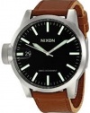 Nixon Chronicle Watch - Men's Black/Saddle, One Size