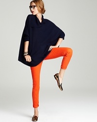 A plush Aqua Cashmere poncho is the sumptuous layer of the season-perfect as the temperature drops. Designed with an asymmetric collar, team it with color-pop skinnies or a pair of cropped trousers and head out into the day. A plush Aqua Cashmere poncho is the sumptuous layer of the season-perfect as the temperature drops. Designed with an asymmetric collar, team it with color-pop skinnies or a pair of cropped trousers and head out into the day.