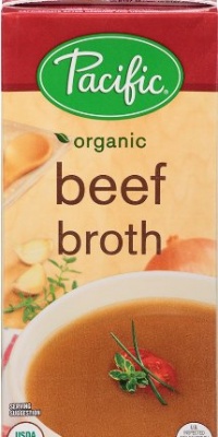 Pacific Natural Foods Organic Beef Broth, 32-Ounce Containers (Pack of 12)