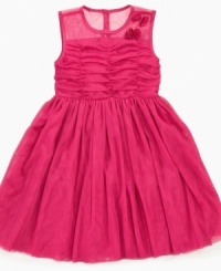 She'll love this marvelous party dress by DKNY. She'll love this marvelous party dress by DKNY.