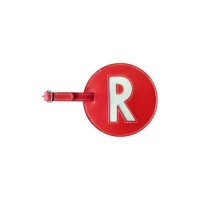 pb travel Leather Initial 'R' Luggage Tag pb travel Leather Initial 'R' Luggage Tag