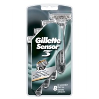 Gillette Sensor3 Smooth Shave Disposable Razor 8 Count
