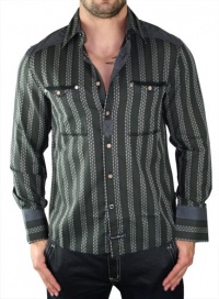 English Laundry Rawtenstall Blaque Men's Dress Shirt Woven Button Down 2012 English Laundry Rawtenstall Blaque Men's Dress Shirt Woven Button Down 2012