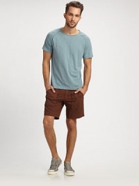 This super-soft slub cotton essential is given a modern update with short raglan sleeves.CrewneckCottonDry cleanImported This super-soft slub cotton essential is given a modern update with short raglan sleeves.CrewneckCottonDry cleanImported