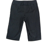 BCX Girl Stretch Cropped Pant Black/White 7 BCX Girl Stretch Cropped Pant Black/White 7
