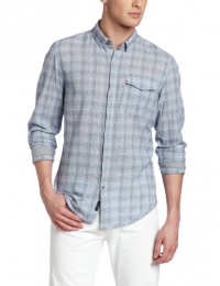 Calvin Klein Jeans Men's Mirror Plaid Long Sleeve Woven Calvin Klein Jeans Men's Mirror Plaid Long Sleeve Woven