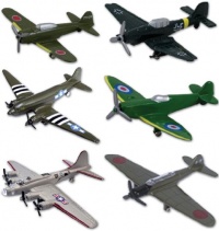 InAir WWII Planes 6 Piece Set - Assortment 2 InAir WWII Planes 6 Piece Set - Assortment 2