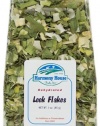 Harmony House Foods, Dried Leeks, Green and White, 3 Ounce Quart Size Jar