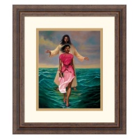 He Walks with Me Framed Wall Art - 14.3W x 16.3H in. He Walks with Me Framed Wall Art - 14.3W x 16.3H in.
