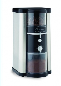 Capresso 585.05 Disk Burr Grinder, Stainless Steel, 14-Ounce Capresso 585.05 Disk Burr Grinder, Stainless Steel, 14-Ounce