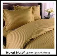 Royal Hotel's Striped Bronze 800-Thread-Count 4pc California-King Bed Sheet Set 100-Percent Egyptian Cotton, Sateen Striped, Deep Pocket Royal Hotel's Striped Bronze 800-Thread-Count 4pc California-King Bed Sheet Set 100-Percent Egyptian Cotton, Sateen Striped, Deep Pocket