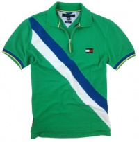 Tommy Hilfiger Everett Pieced Zip Slim Polo Shirt Tommy Hilfiger Everett Pieced Zip Slim Polo Shirt