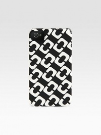 A chic link printed leather design snaps over your iPhone® for a stylish cover.Leather over PVC2½W X 4½H X ½DImportedPlease note: iPhone® not included. A chic link printed leather design snaps over your iPhone® for a stylish cover.Leather over PVC2½W X 4½H X ½DImportedPlease note: iPhone® not included.