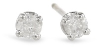 Boxed Sterling Silver Diamond Stud Earrings (1/10 cttw, J-K Color, I2-I3 Clarity) Boxed Sterling Silver Diamond Stud Earrings (1/10 cttw, J-K Color, I2-I3 Clarity)