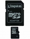 Kingston 16 GB Class 4 MicroSDHC Flash Card with SD Adapter SDC4/16GB