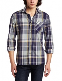 Volcom Men's Ex Factor Plaid Long Sleeve Shirt Volcom Men's Ex Factor Plaid Long Sleeve Shirt