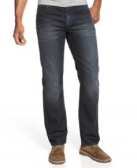 Don't let the fade fool you; these jeans from Calvin Klein are anything but old school. Don't let the fade fool you; these jeans from Calvin Klein are anything but old school.